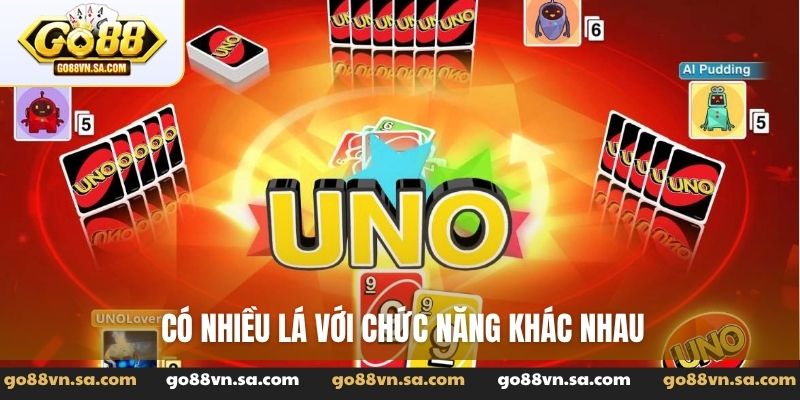 Có nhiều lá với chức năng khác nhau