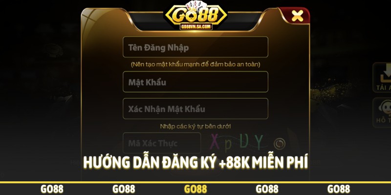 Hướng dẫn đăng ký +88K miễn phí